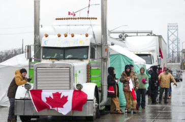 Virus Outbreak Canada Protests