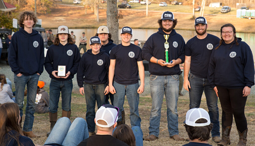 Providence Grove hunter safety team