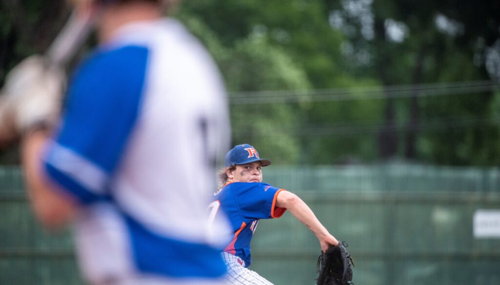 Drake Purvis in regional final v CSD