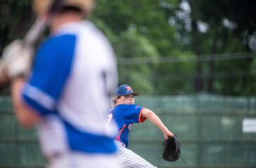 Drake Purvis in regional final v CSD