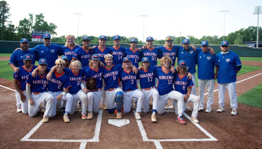 Randleman baseball team photo May 27 2022