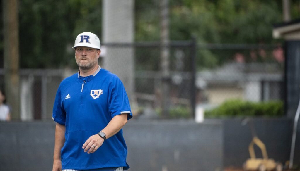 Randleman coach Jake Smith in regional final