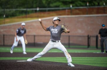 Post 45 Tanner Marsh pitching