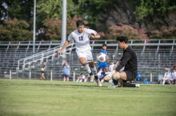 Asheboro HS soccer goalkeeper v SWR Aug2022