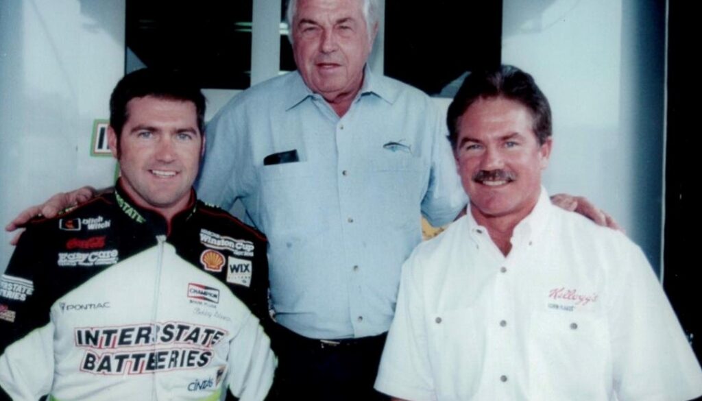 Bob Labonte with sons