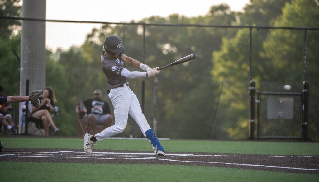 Braylen Hayes bats for Post 45