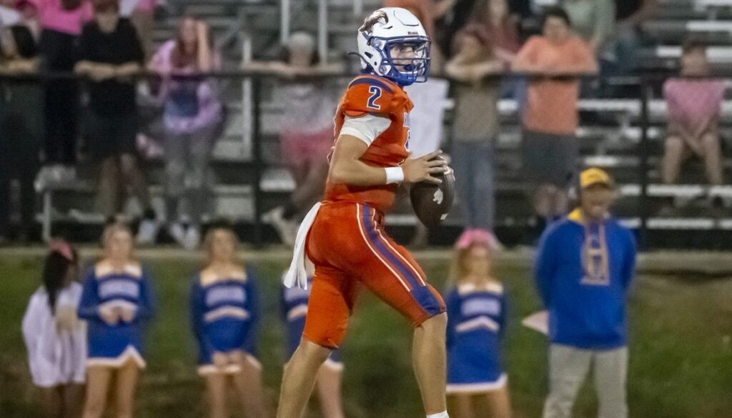 Randleman QB Christian Long 2021 v SWR