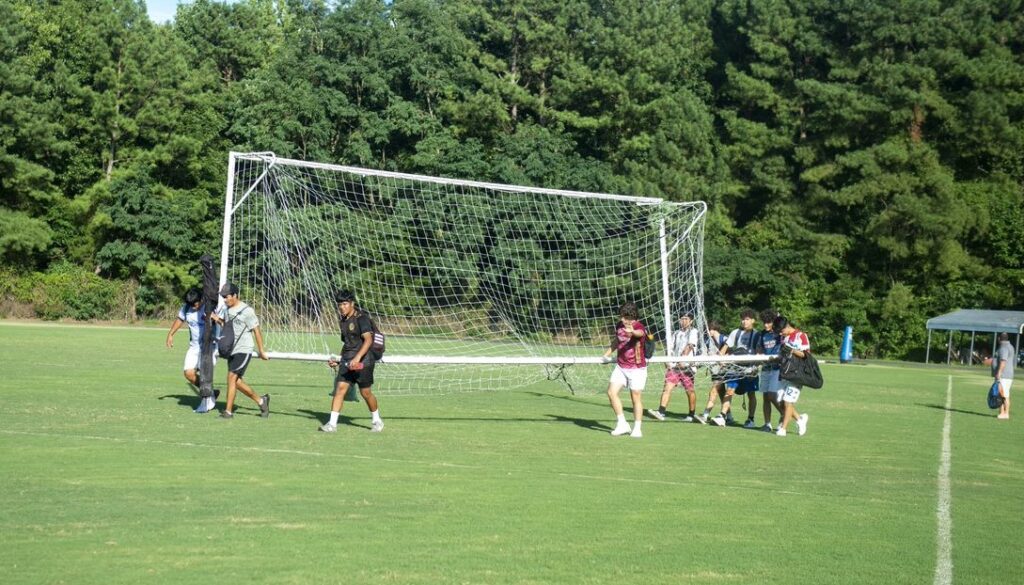 Randleman boys soccer at first practice of 2022