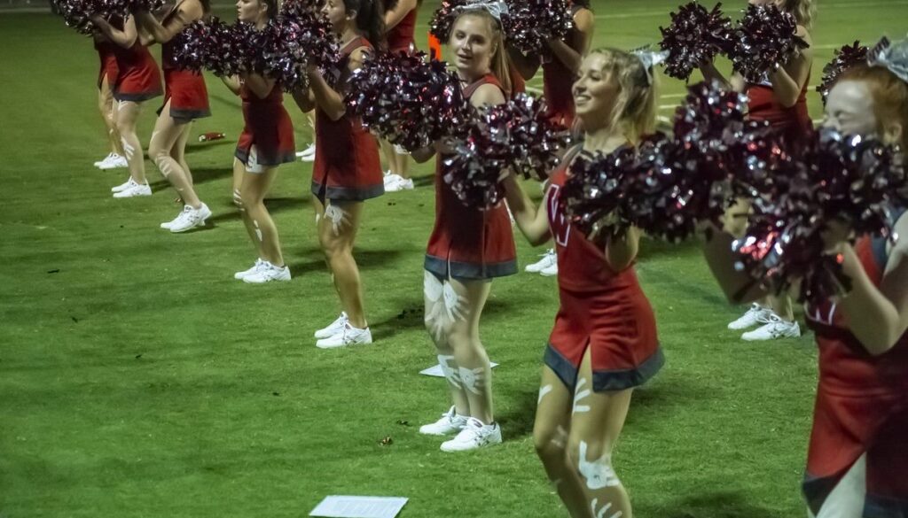 Wheatmore cheerleaders from fall 2021