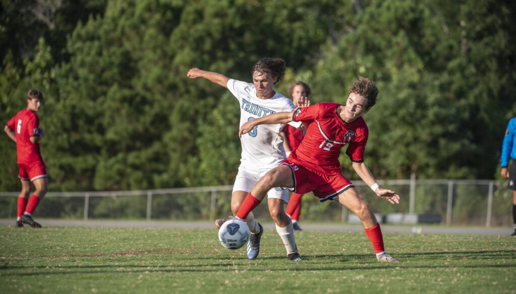 Wheatmore v Trinity 2022 boys soccer photo