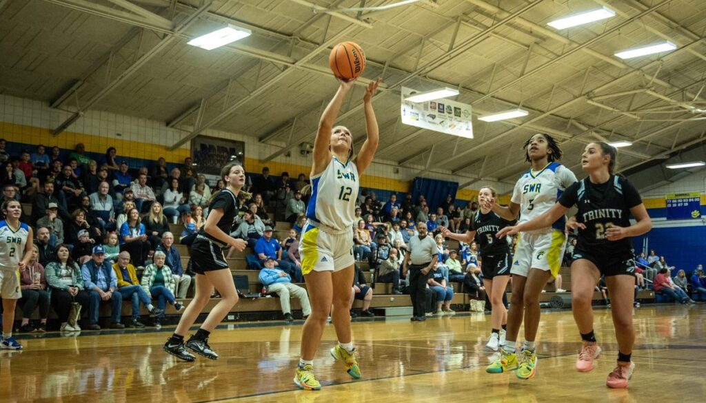 SWR girls Kenzie Martin v Trinty Jan2023