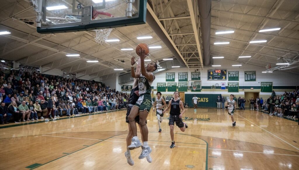 ER boys Nicah Taylor v Robbinsville Feb2023