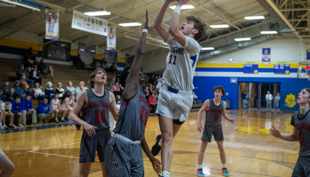SWR basketball Sean Adkins v Wheatmore Feb2023
