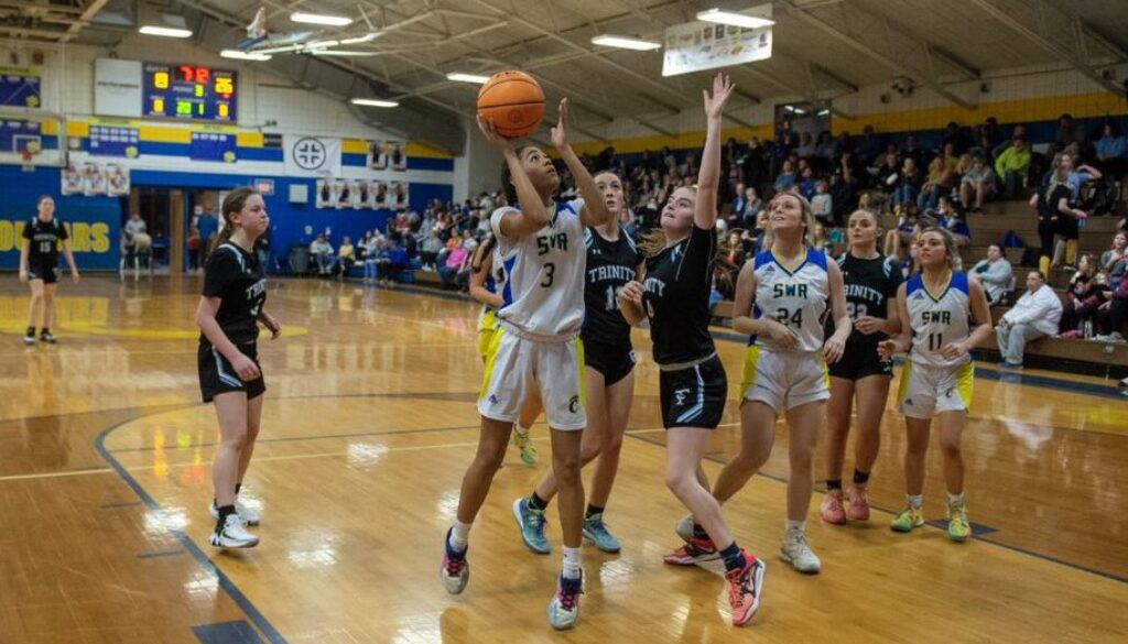 SWR girls J George v. Trinity A Nance Feb2023