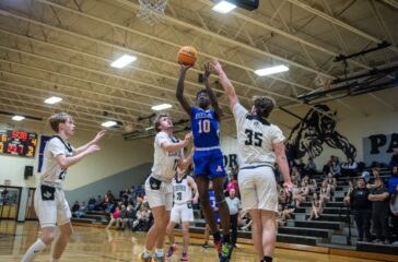 Asheboro boys Jerquarius Stanback at Ledford