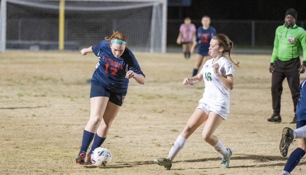 PG girls soccer v West Davidson March2023