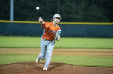 Randleman baseball Austin Lemons pitching March2023