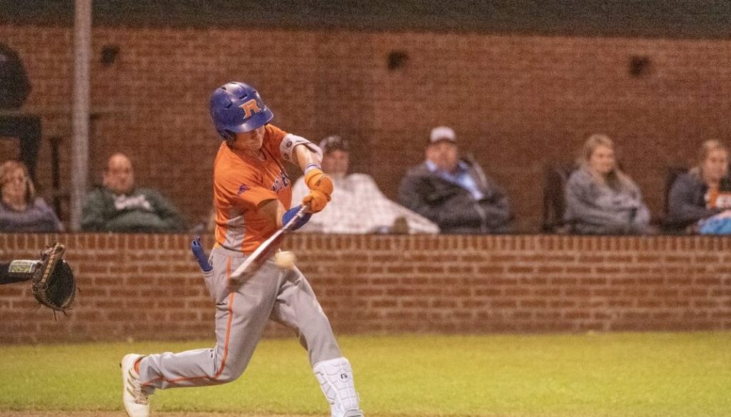 Randleman baseball Hunter Atkins at ER March2023