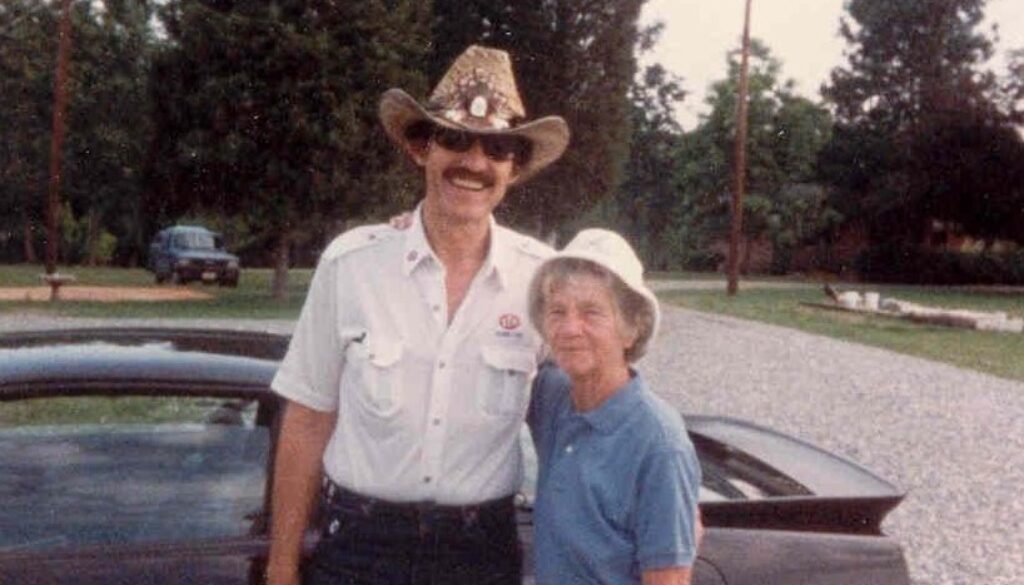 Ellen Griffin and Richard Petty