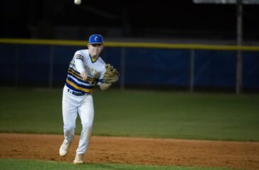 SWR baseball Tyler Parks throws March2023