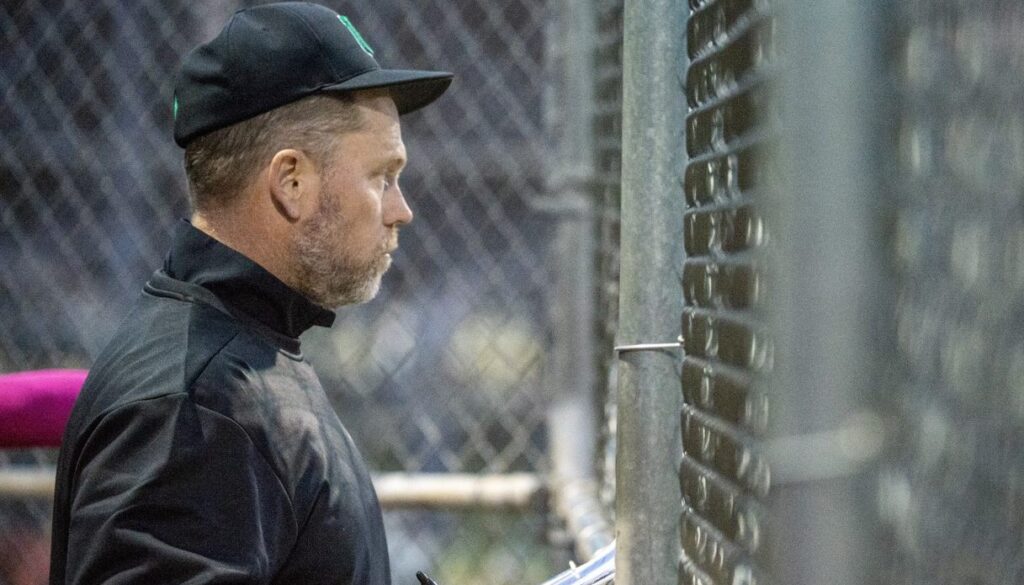 UCA baseball coach Rob Shore from PG game 2023