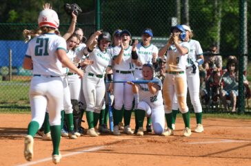 UCA softball Molly Bulla home run trot May2023