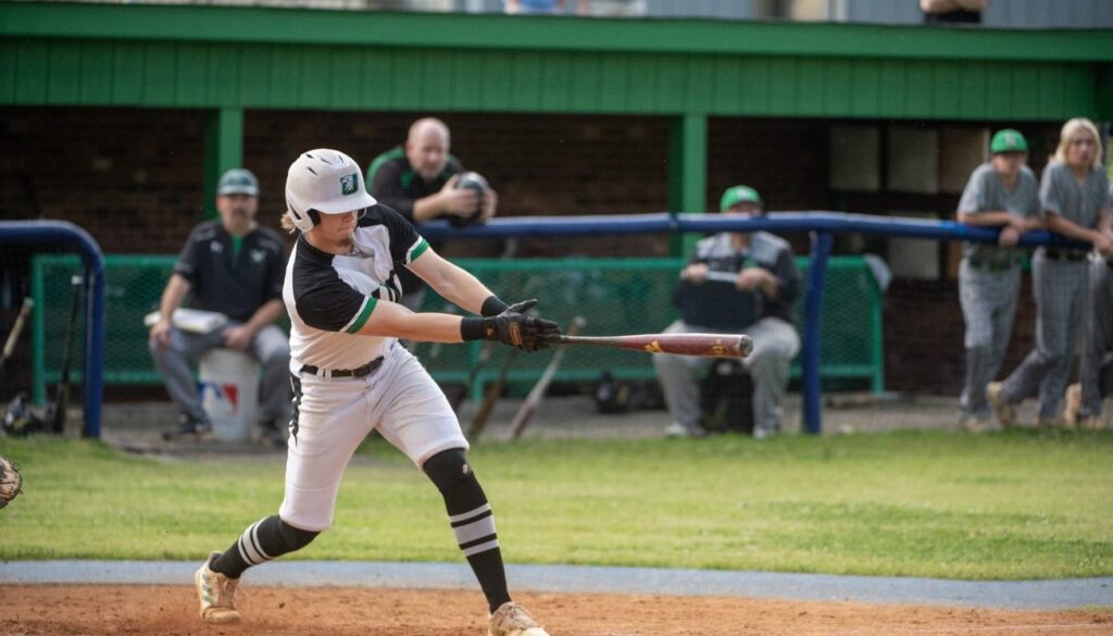 UCA baseball Ben Medinger from playoff game May2023